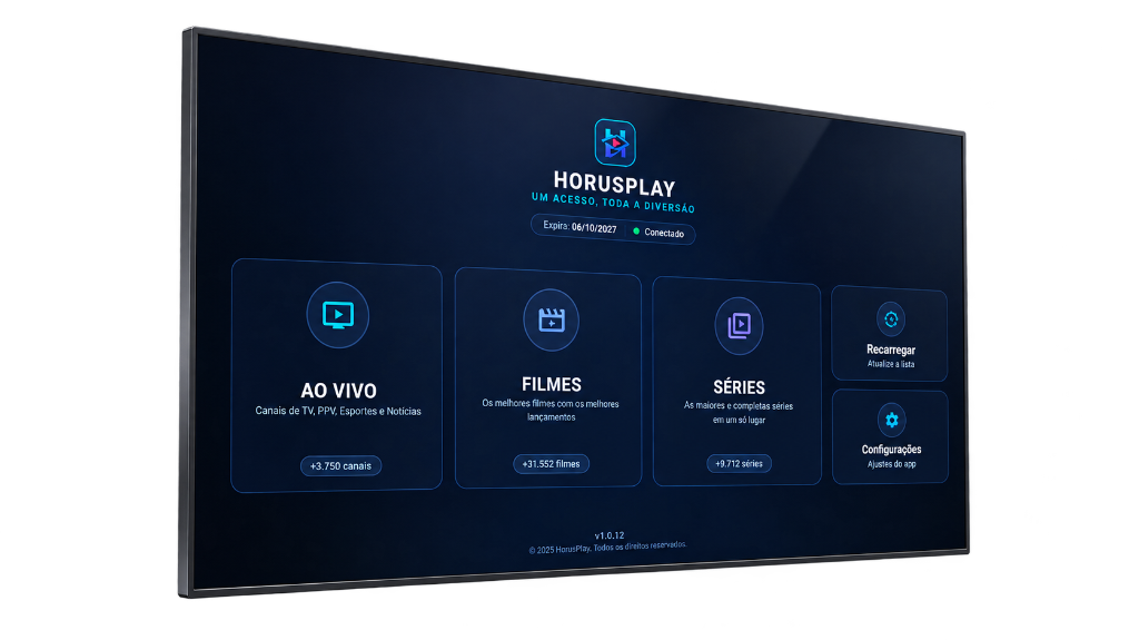 HorusPlay APP na TV e Firestick